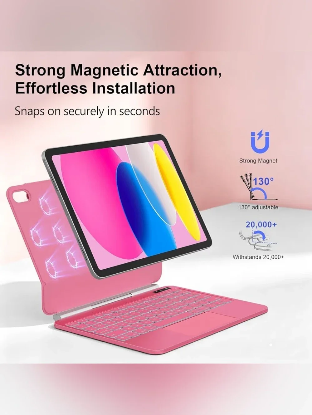 iPad Backlit Keyboard Case - 10th/11th Gen 10.9